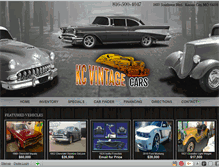 Tablet Screenshot of kcvintagecars.net